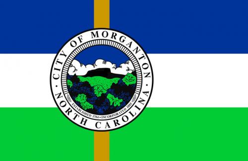 Morganton city flag