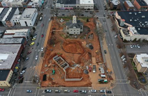 Historic Courthouse Square Construction