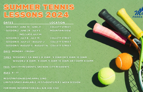 Tennis Lesson Flyer